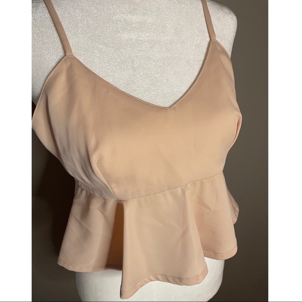 Item must be bundled- Cropped peplum top